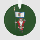 Sinterklaas met ontslag van West Virginia Ornament (voorkant)