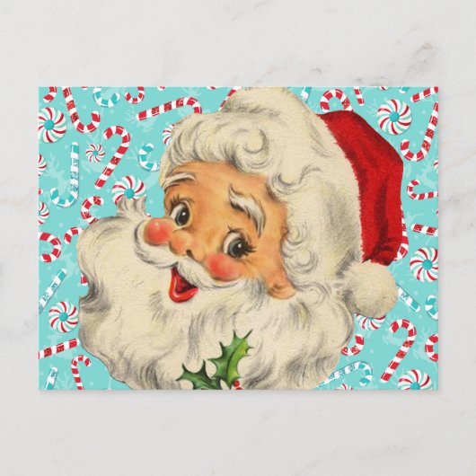 Sinterklaas met Peppermints Briefkaart (Voorkant)