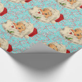 Sinterklaas met Peppermints Cadeaupapier (Hoek)