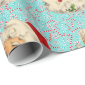 Sinterklaas met Peppermints Cadeaupapier (Rol Hoek)