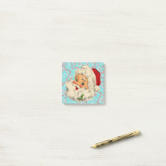 Sinterklaas met Peppermints Post-it® Notes (Op bureau)