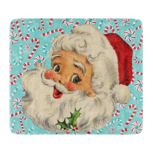 Sinterklaas met Peppermints Snijplank (Voorkant)