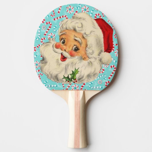 Sinterklaas met Peppermints Tafeltennisbatje (Voorkant)