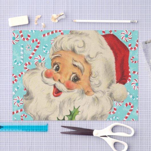 Sinterklaas met Peppermints Tissuepapier (Craft)