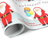 Sinterklaas met persoonlijke cadeautjes voor kinde cadeaupapier (Rol Hoek)