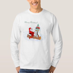 Sinterklaas met rabbijn vos en eekhoorn t-shirt