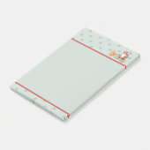 Sinterklaas met rendierlijk en feestgoed post-it® notes (Schuin)