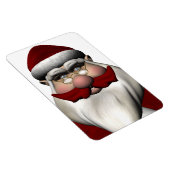 Sinterklaas met rode snor magneet (Rechterzijde)