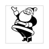 Sinterklaas met rubberen stempel (Afrduk)