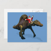 Sinterklaas met ruggengraat feestdagenkaart (Voorkant / Achterkant)