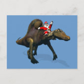 Sinterklaas met ruggengraat feestdagenkaart (Voorkant)