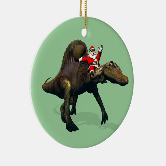 Sinterklaas met ruggengraat keramisch ornament (Rechts)