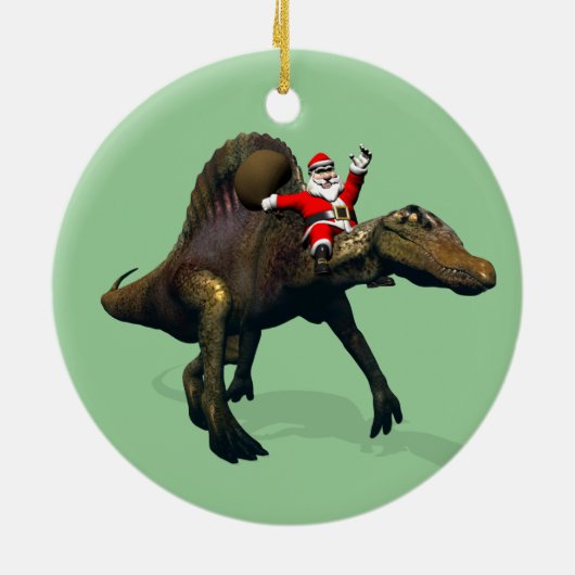 Sinterklaas met ruggengraat keramisch ornament (Achterkant)