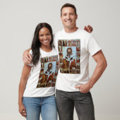 Sinterklaas met scènes uit zijn leven t-shirt (Unisex)