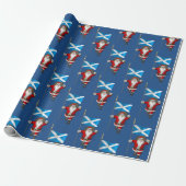 Sinterklaas met Schotland Cadeaupapier (Uitgerold)