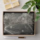 Sinterklaas met sneeuwvlokken Tissuepapier (Geschenk)