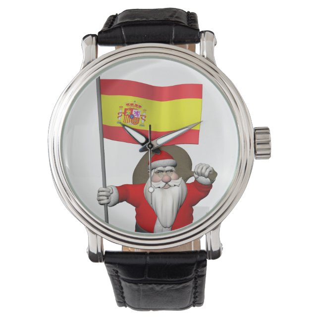 Sinterklaas met Spanje Horloge (Voorkant)
