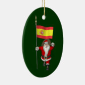 Sinterklaas met Spanje Keramisch Ornament (Rechts)