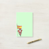 Sinterklaas met Spanje Post-it® Notes (Op bureau)
