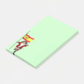 Sinterklaas met Spanje Post-it® Notes (Schuin)