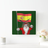 Sinterklaas met Spanje Vierkante Klok (Huis)