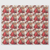 Sinterklaas met speelgoed cadeaupapier (Vlak)