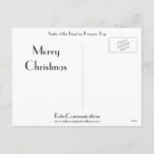 Sinterklaas met speelgoed feestdagenkaart (Achterkant)