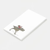 Sinterklaas met staart post-it® notes (Schuin)