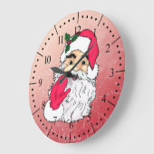 Sinterklaas met  stijl grote klok (Hoek)