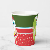 Sinterklaas met surfbordstrandgast papieren bekers (Links)