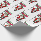 Sinterklaas met teken van Suriname Cadeaupapier (Hoek)