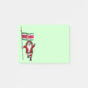Sinterklaas met teken van Suriname Post-it® Notes