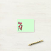 Sinterklaas met teken van Suriname Post-it® Notes (Op bureau)