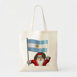 Sinterklaas met vertrek uit Argentinië Tote Bag