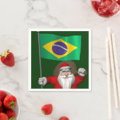Sinterklaas met vertrek uit Brazilië Servetten (Insitu)