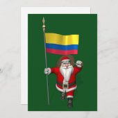 Sinterklaas met vertrek uit Colombia Feestdagenkaart (Voorkant / Achterkant)