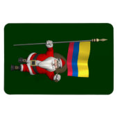 Sinterklaas met vertrek uit Colombia Magneet (Horizontaal)
