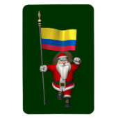 Sinterklaas met vertrek uit Colombia Magneet (Verticaal)