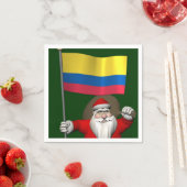 Sinterklaas met vertrek uit Colombia Servetten (Insitu)