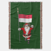 Sinterklaas met vertrek uit Indonesië Deken (Voorkant Verticaal)