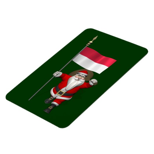 Sinterklaas met vertrek uit Indonesië Magneet (Linkerzijde)