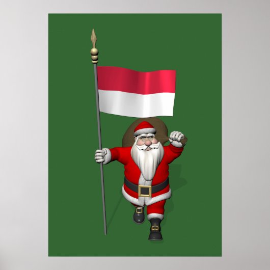 Sinterklaas met vertrek uit Indonesië Poster (Voorkant)