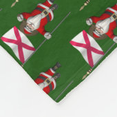 Sinterklaas met vertrek uit Noord-Ierland Fleece Deken (Hoek)