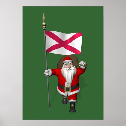 Sinterklaas met vertrek uit Noord-Ierland Poster (Voorkant)