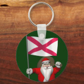 Sinterklaas met vertrek uit Noord-Ierland Sleutelhanger (Voorkant)
