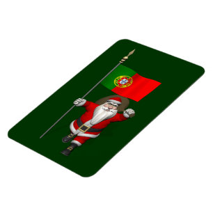 Sinterklaas met vertrek uit Portugal Magneet