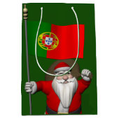 Sinterklaas met vertrek uit Portugal Medium Cadeauzakje (Voorkant)