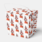 Sinterklaas met vlag van China Bedankdoosjes (Achterkant)