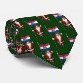 Sinterklaas met vlag van Missouri Stropdas (Opgerold)