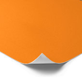 Sinterklaas met vlag van Nederland Poster (Hoek)